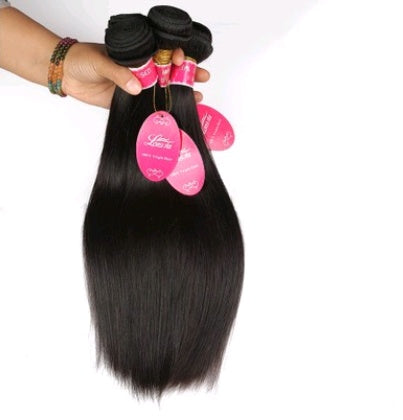 Real Straight Hair Extension Weft – 100% Human Hair