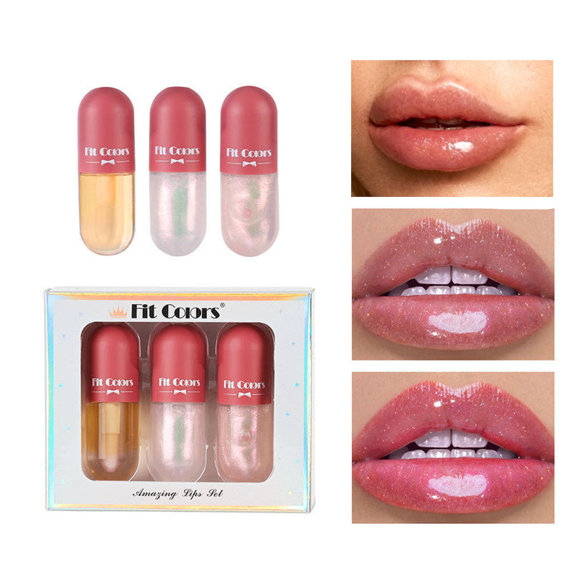 Volume Lip Oil Balm Day & Night - Lip Plumper Set