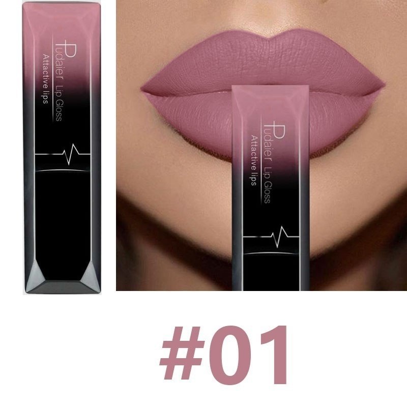 PUDIAER Matte Luxe Lip Balm – 21 Waterproof & Long-Lasting Shades