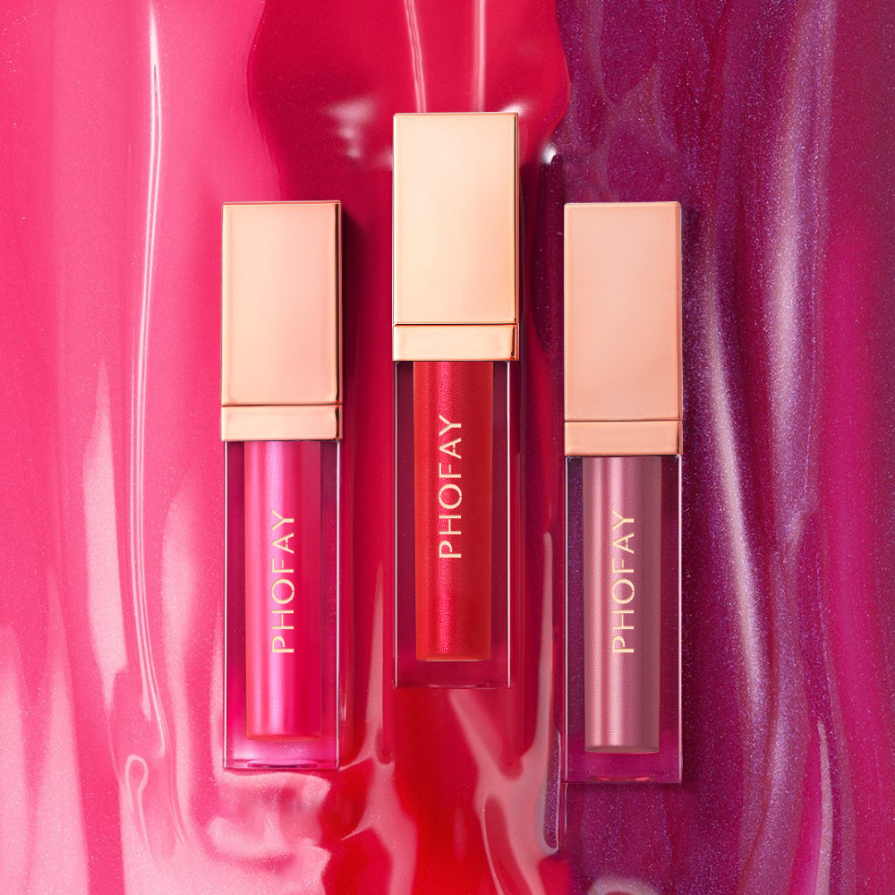PHOFAY Ultra-Glossy & Non-Sticky Lip Gloss