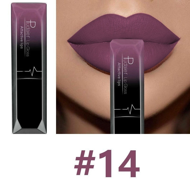 PUDIAER Matte Luxe Lip Balm – 21 Waterproof & Long-Lasting Shades