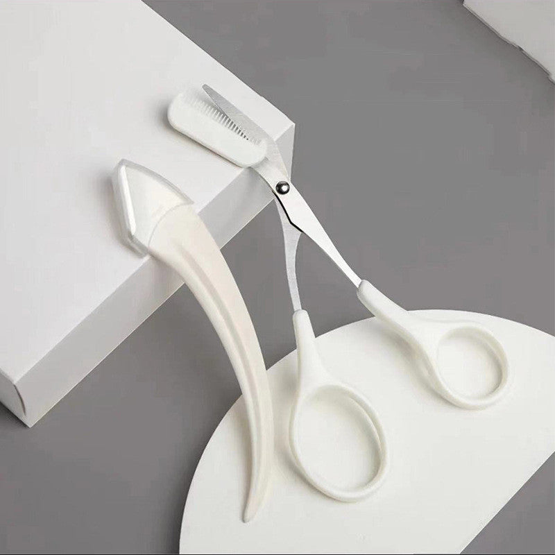Curved Eyebrow Blade with Comb – Precision Grooming Tool