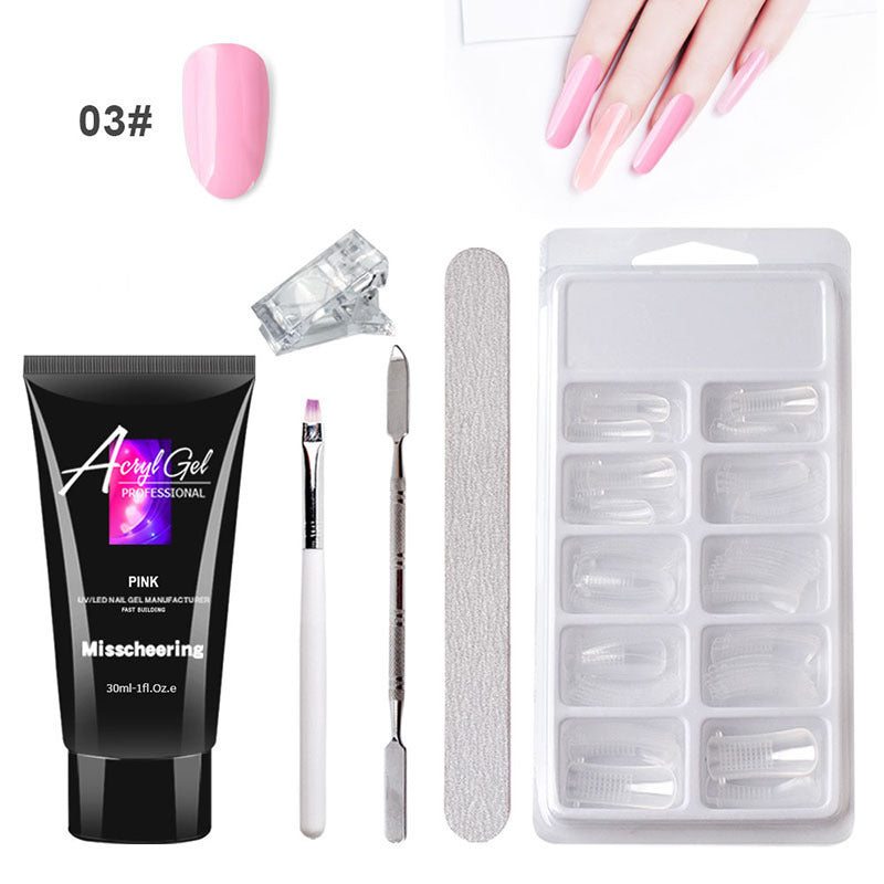 Painless Crystal Gel Nail Extension Kit