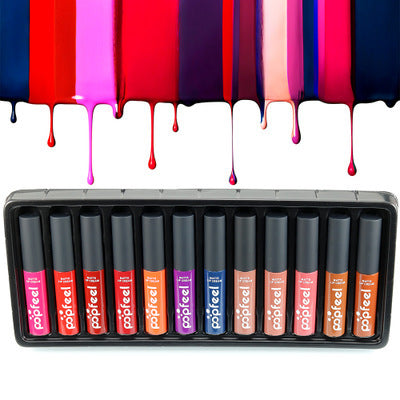 VelvetTint Rare Shades Lip Gloss Set – 12 Unique Long-Wearing Colors