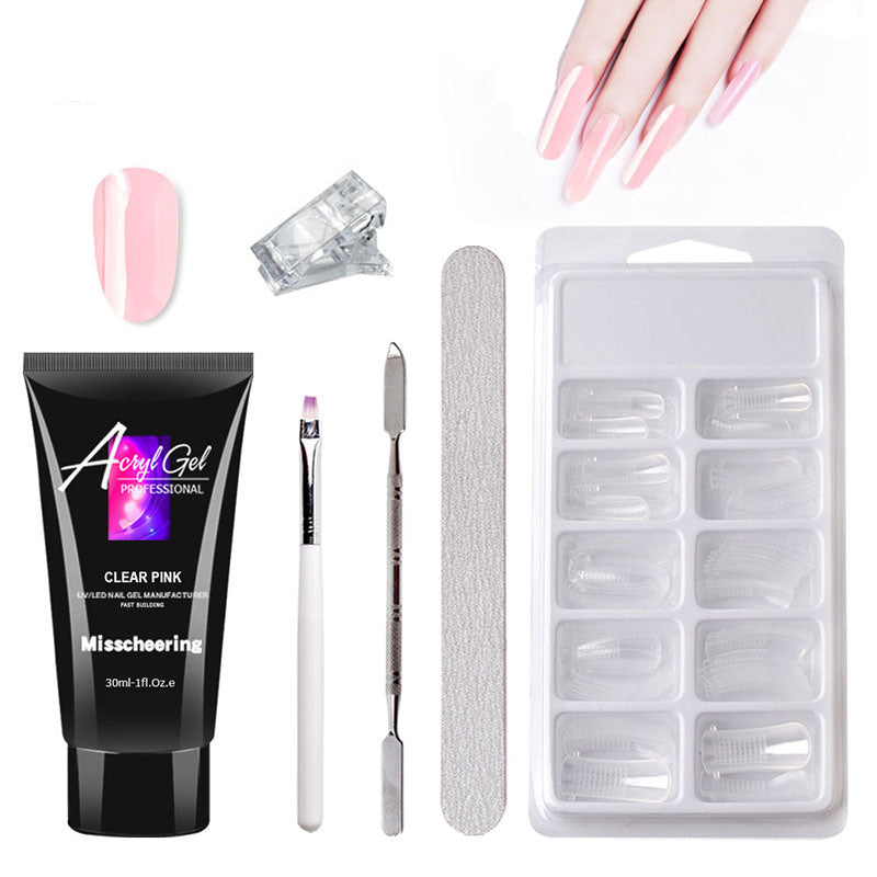 Painless Crystal Gel Nail Extension Kit