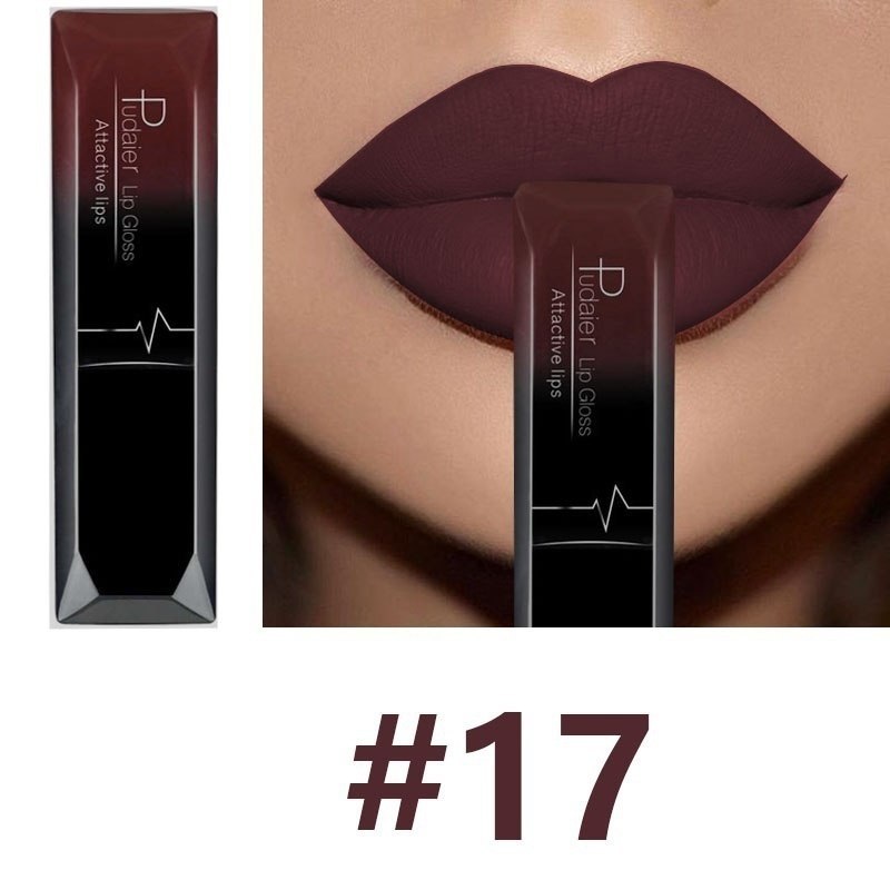 PUDIAER Matte Luxe Lip Balm – 21 Waterproof & Long-Lasting Shades