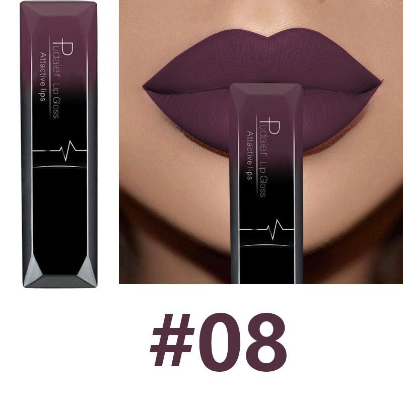 PUDIAER Matte Luxe Lip Balm – 21 Waterproof & Long-Lasting Shades