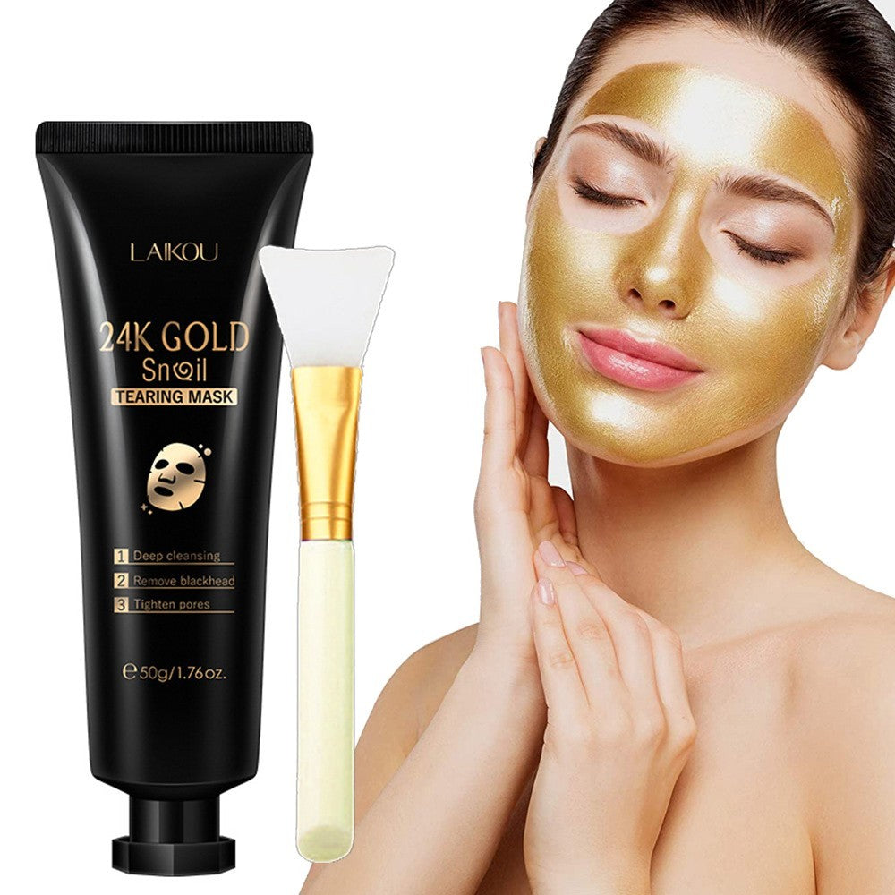24K Gold Snail Peel Mask