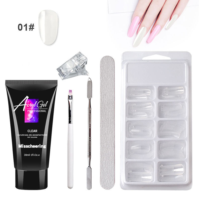 Painless Crystal Gel Nail Extension Kit