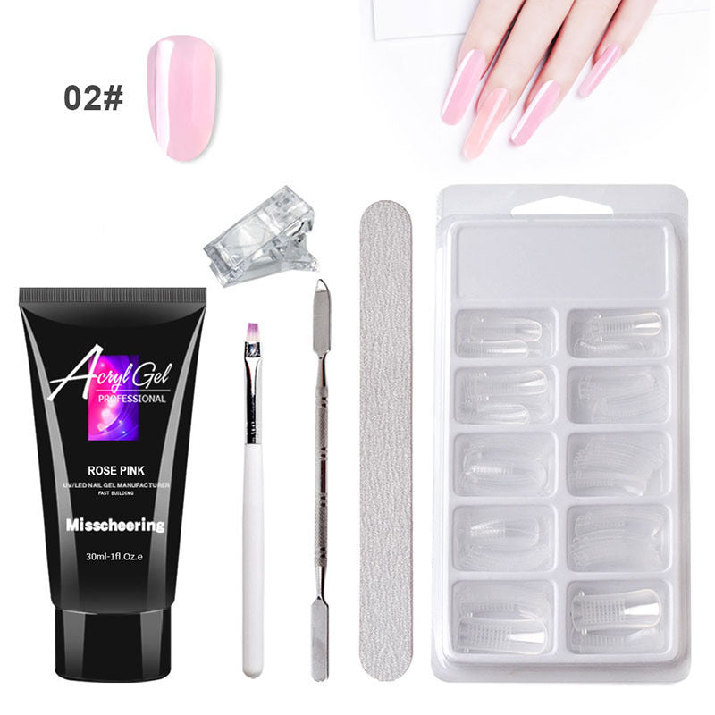 Painless Crystal Gel Nail Extension Kit