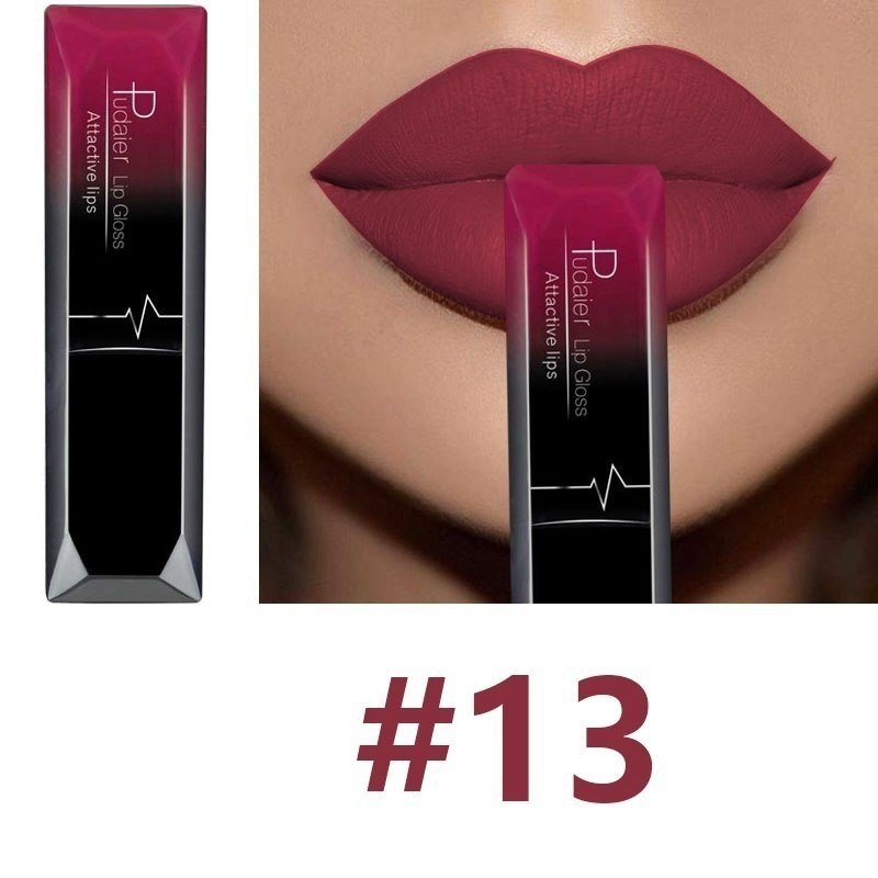 PUDIAER Matte Luxe Lip Balm – 21 Waterproof & Long-Lasting Shades