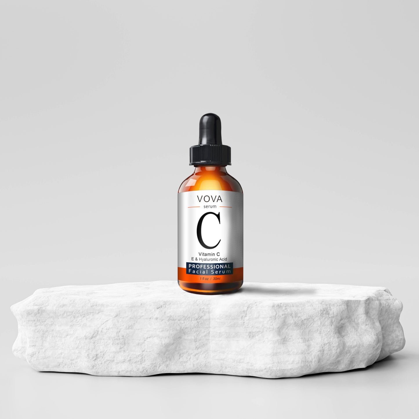 Hyaluronic acid serum with vitamins C and E for fall skincare and glowing skin