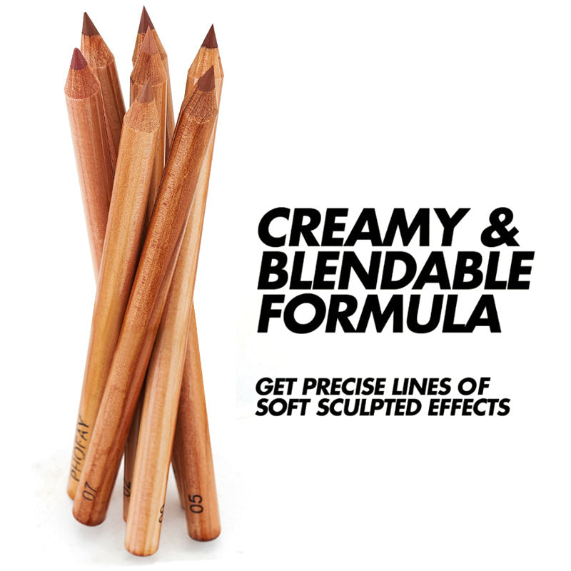 PHOFAY Nude Lipliner Kit – 12-Piece Set