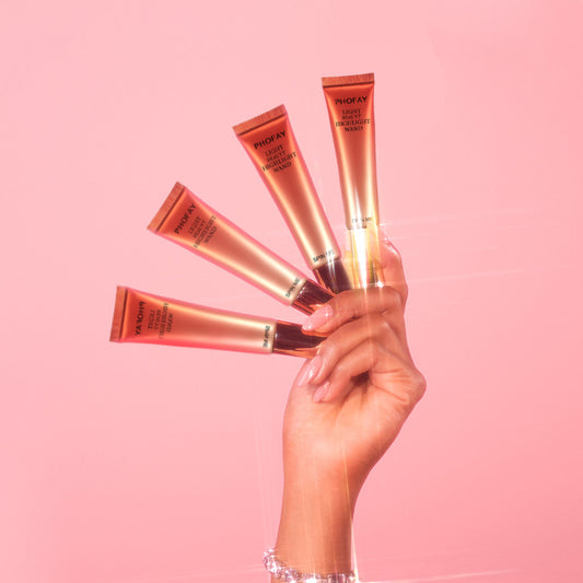 PHOFAY Liquid Highlighter Wand – Silky, Buildable Liquid Glow