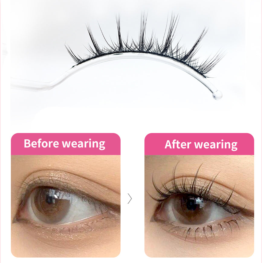 MangaLuxe Eyelashes – 5 Pairs Natural Wispy