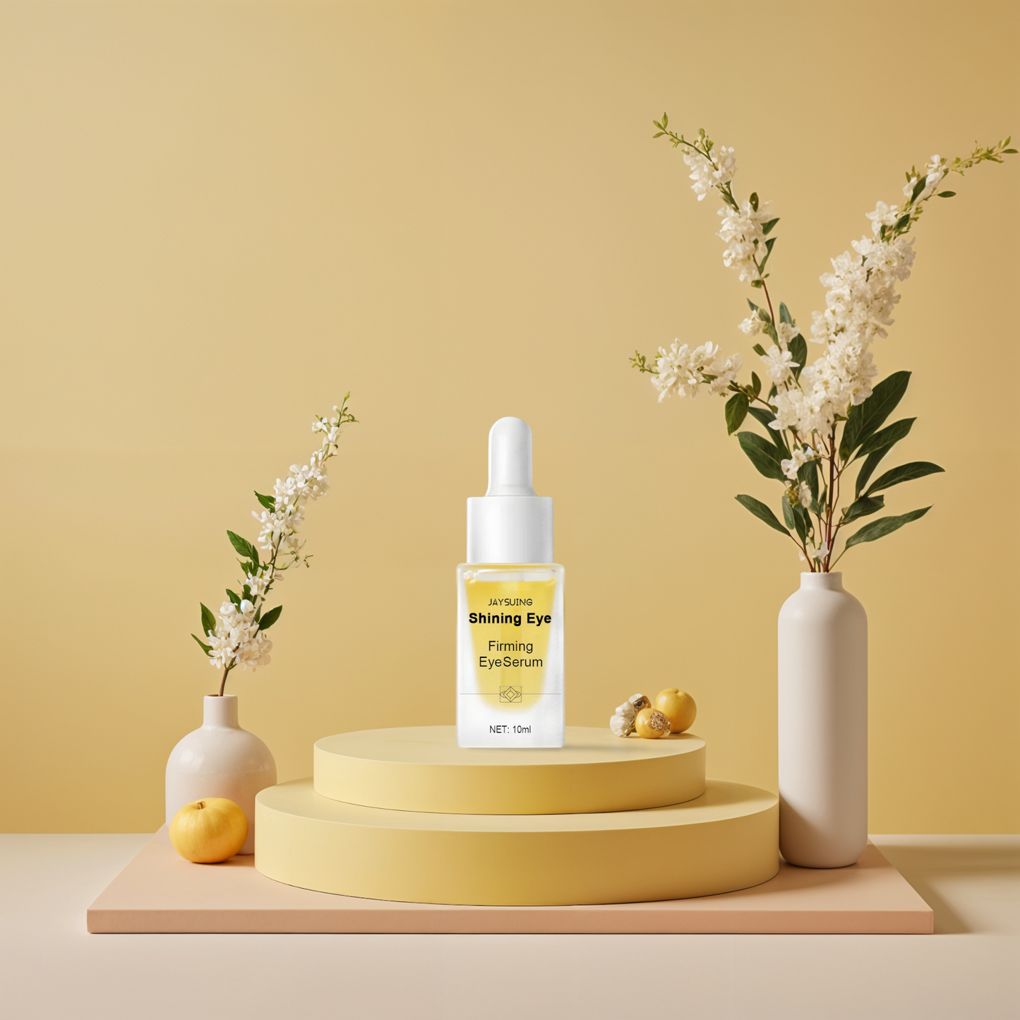 Jasmine Infused Moisturizing Premium Eye Serum – Hydrates, Firms & Reduces Dark Circles