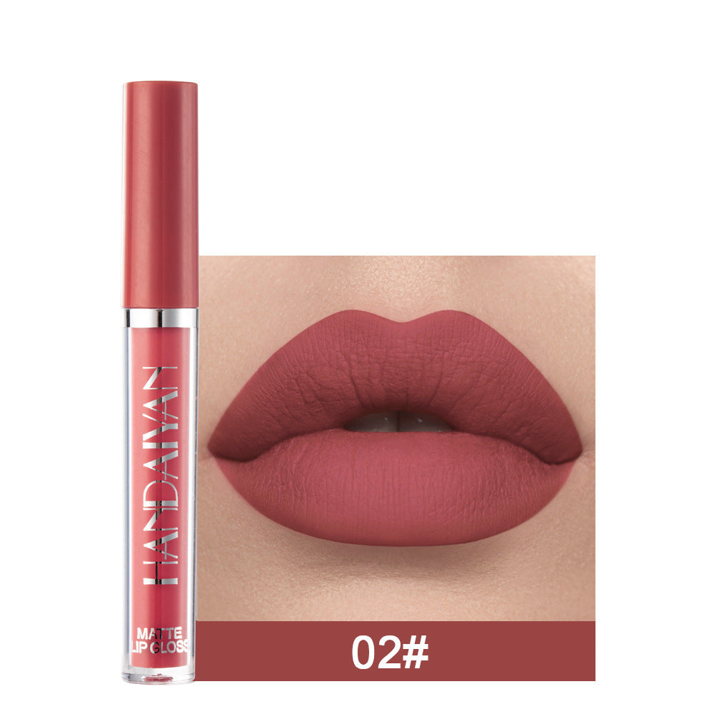 HANDAIYAN Matte Stay Liquid Lipstick – Non-Stick, Non-Fade Wear