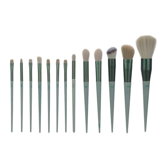 ProGlam 13-Piece Professional Makeup Brush Set with Linen Pouch