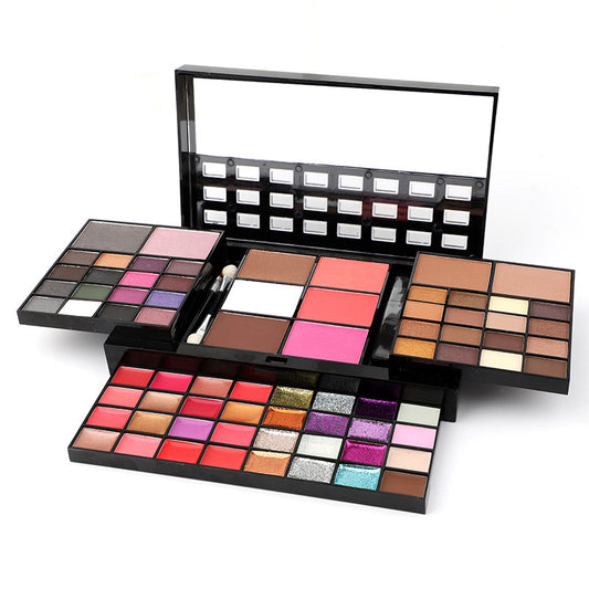 Pro Makeup Set – Eyes, Lips, Face All-in-One GlamMaster 74-Color