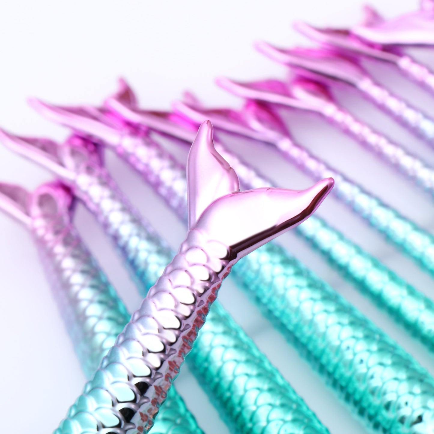 AquaGlam 11-Piece Mermaid Makeup Brush Set