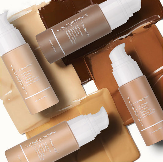 13-Shade Liquid Foundation – Oil Control & Concealer with Natural Finish