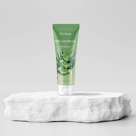 OCE AURA 99% Aloe Vera Sunburn Cream For Dry - Tight & Sensitive Skin