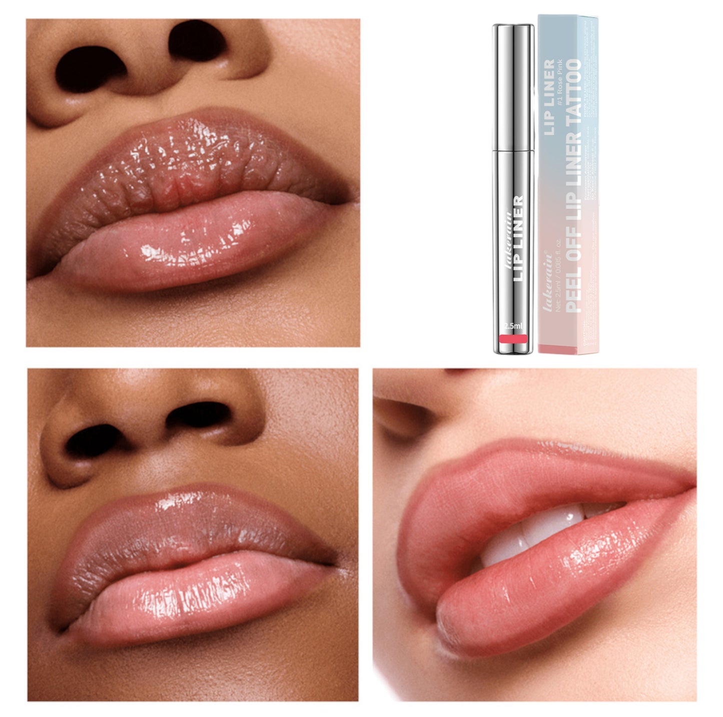 [TYLKO CENA]  LAKERAIN Long-Wearing Matte Finish Lip Liner Stain